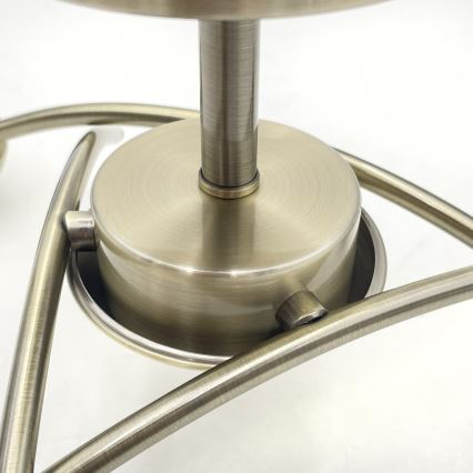 Přisazený lustr DONNA 3xE27/60W/230V patina