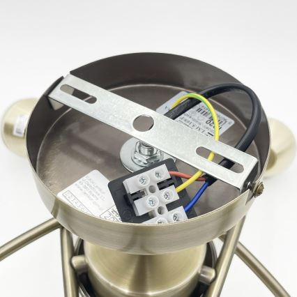 Přisazený lustr DONNA 5xE27/60W/230V patina