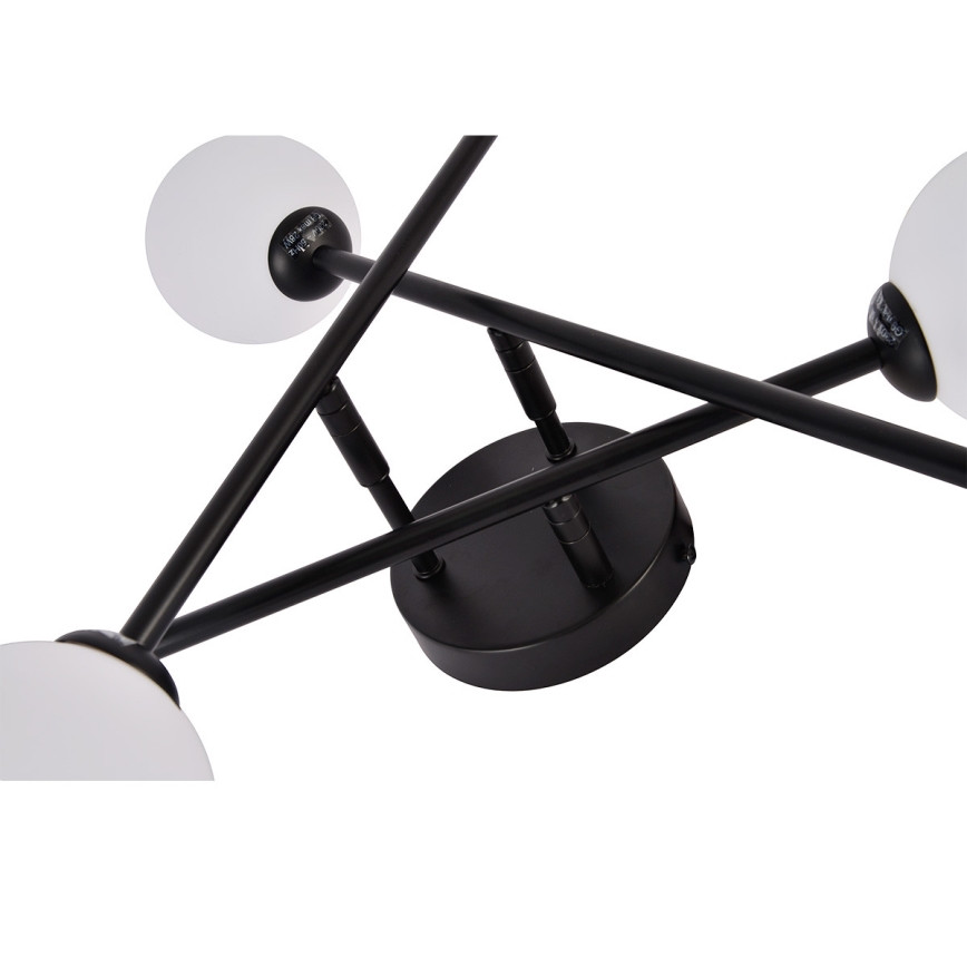 Přisazený lustr DORADO 6xG9/28W/230V černá