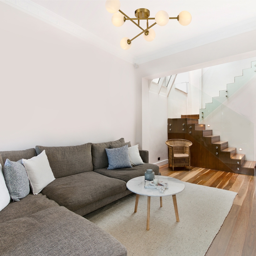 Přisazený lustr DORADO 6xG9/28W/230V zlatá