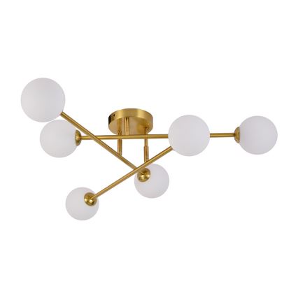 Přisazený lustr DORADO 6xG9/28W/230V zlatá