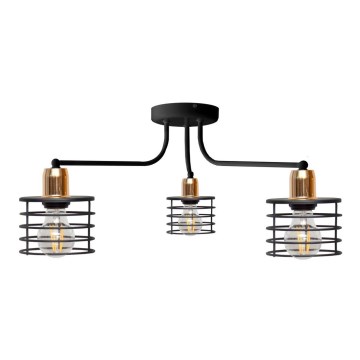 Přisazený lustr EDISON 3xE27/15W/230V
