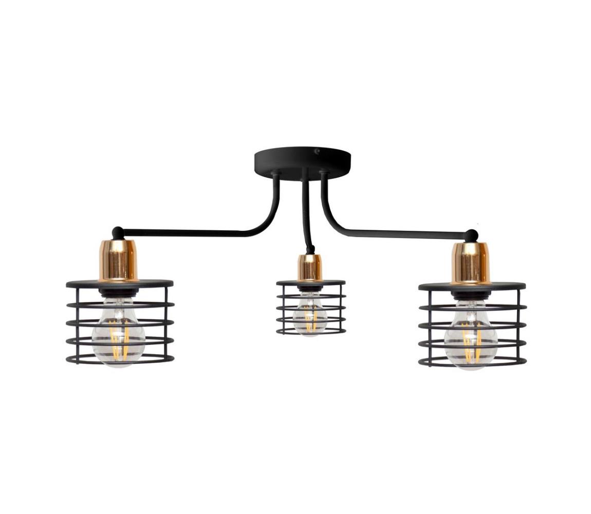 Helam Přisazený lustr EDISON 3xE27/60W/230V HE0791