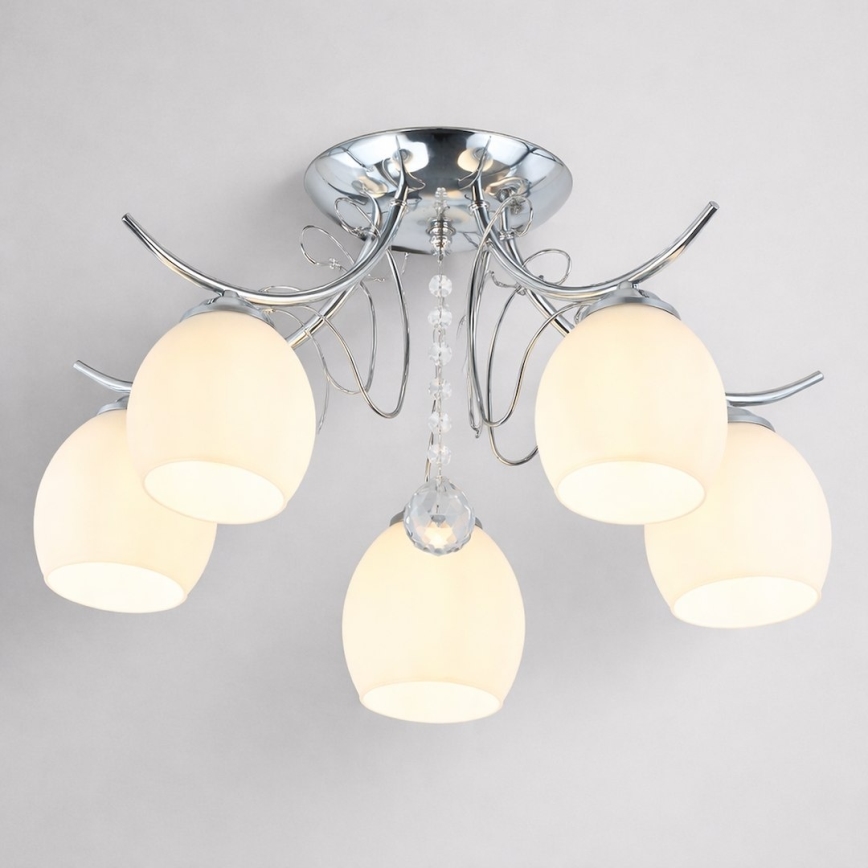 Přisazený lustr ELLA 5xE27/15W/230V lesklý chrom