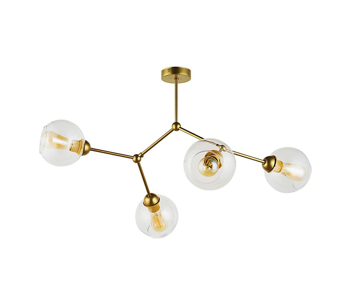 TK Lighting Přisazený lustr FAIRY 4xE27/60W/230V zlatá TK1942