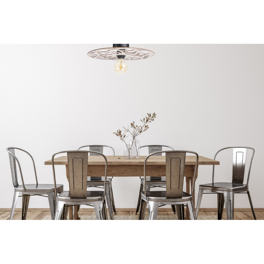 Přisazený lustr FALCO 1xE27/60W/230V pr. 40 cm béžová