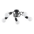 Přisazený lustr FARTA 5xE27/60W/230V černá