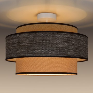 Přisazený lustr GRACE 1xE27/60W/230V krémová/hnědá