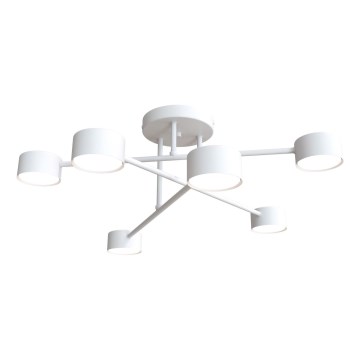 Přisazený lustr HALO 6xGX53/8W/230V bílá