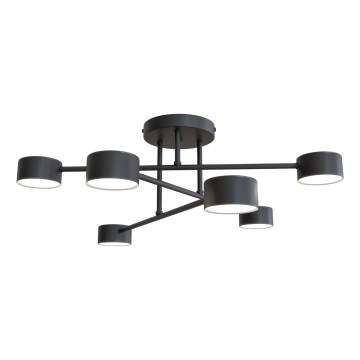 Přisazený lustr HALO 6xGX53/8W/230V černá
