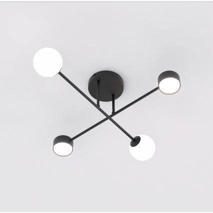 Přisazený lustr HOLON 2xG9/8W/230V + 2xGX53/12W černá