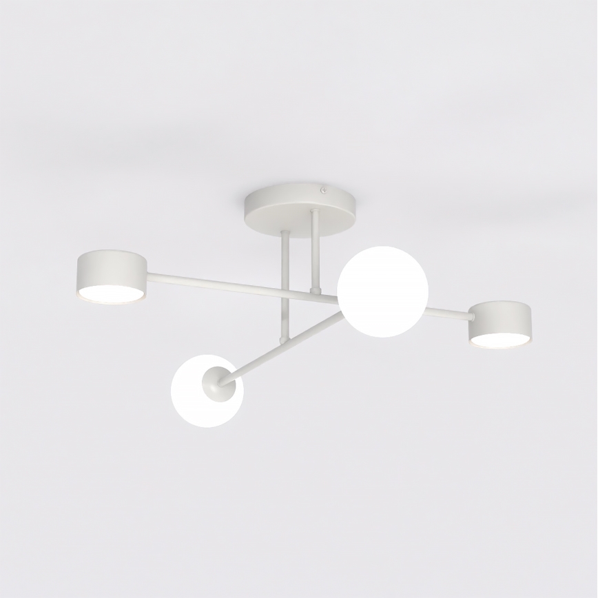 Přisazený lustr HOLON 2xG9/8W/230V + 2xGX53/12W šedá