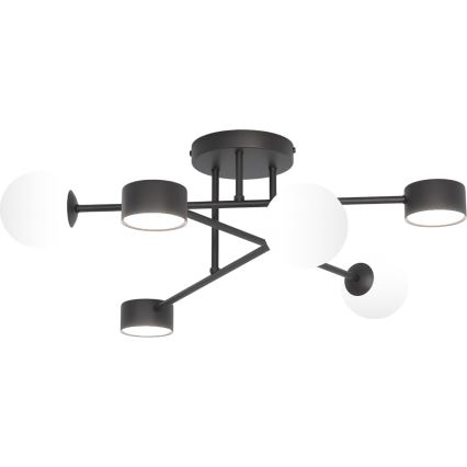 Přisazený lustr HOLON 3xG9/8W/230V + 3xGX53/12W černá