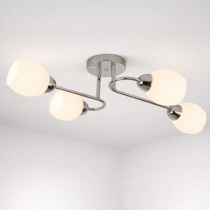 Přisazený lustr KING 4xE27/15W/230V lesklý chrom