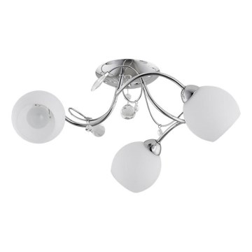 Přisazený lustr LIVIA 3xE14/10W/230V lesklý chrom
