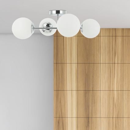 Přisazený lustr MADDIE 4xE14/5W/230V lesklý chrom