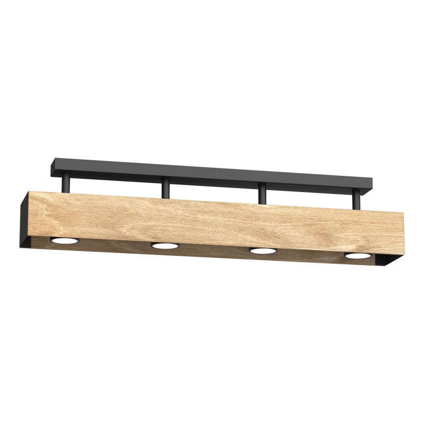 Přisazený lustr MAISON 4xGU10/8W/230V hnědá/dub