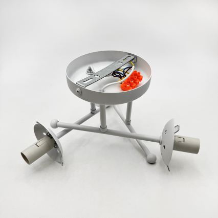Přisazený lustr MALENA 3xE14/5W/230V bílá/čirá
