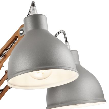 Přisazený lustr MARCELLO 5xE27/60W/230V buk