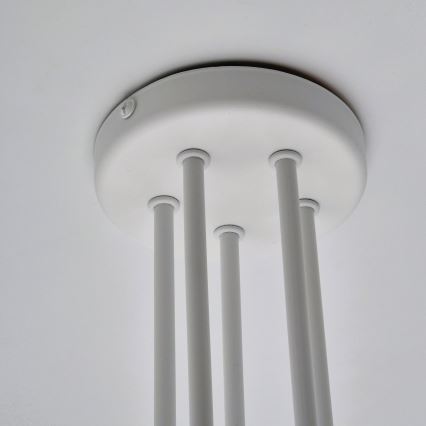 Přisazený lustr MATYLDA 5xE27/60W/230V bílá