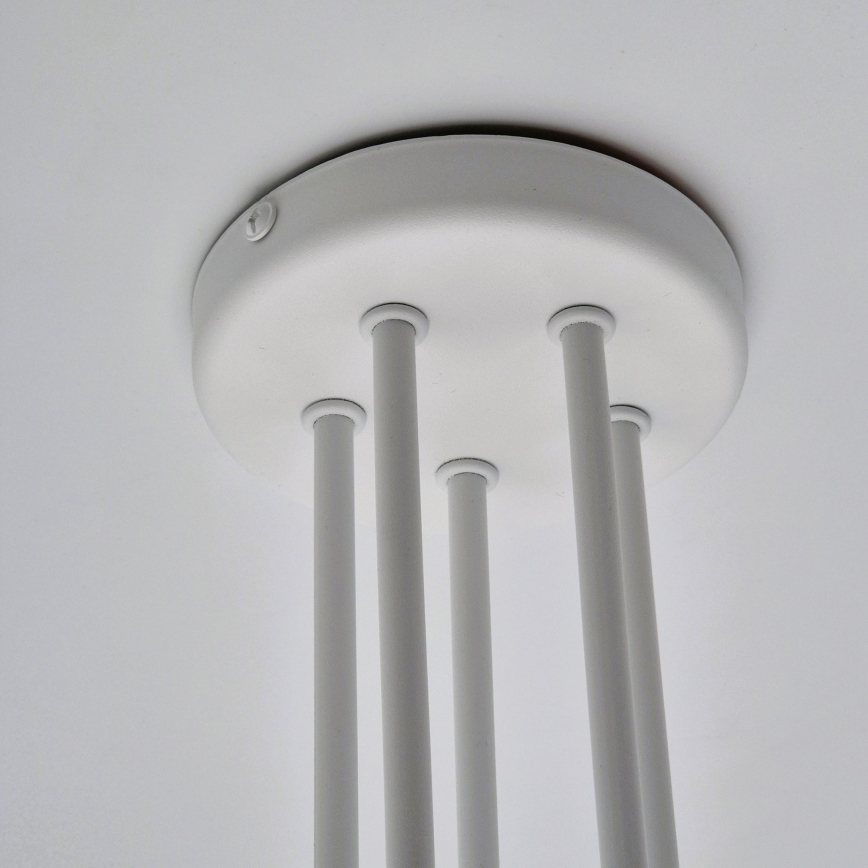 Přisazený lustr MATYLDA 5xE27/60W/230V bílá