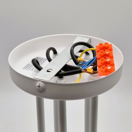 Přisazený lustr MATYLDA 5xE27/60W/230V bílá