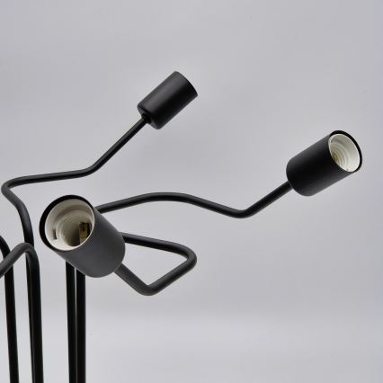 Přisazený lustr MATYLDA 5xE27/60W/230V černá