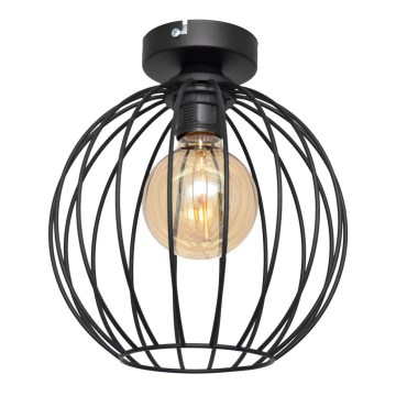 Přisazený lustr MERCURE 1xE27/15W/230V pr. 24 cm černá