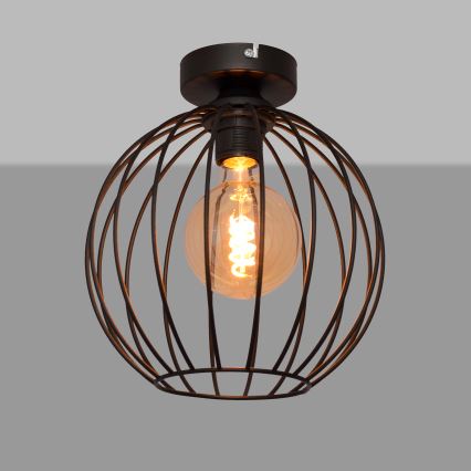Přisazený lustr MERCURE 1xE27/15W/230V pr. 24 cm černá