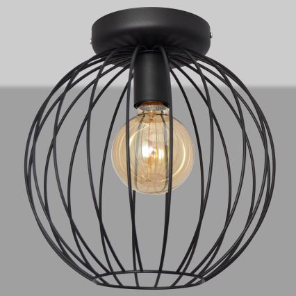 Přisazený lustr MERCURE 1xE27/15W/230V pr. 30 cm černá
