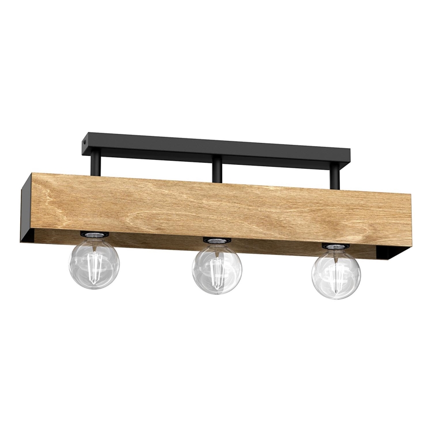 Přisazený lustr MILUZA 3xE27/15W/230V