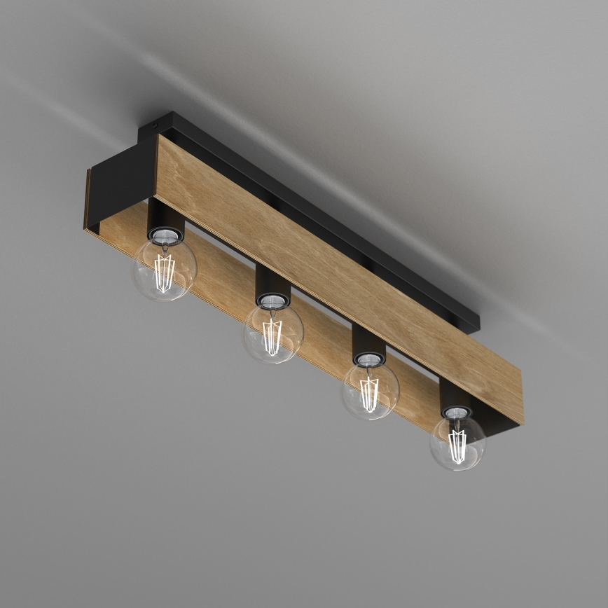 Přisazený lustr MILUZA 4xE27/15W/230V