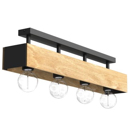 Přisazený lustr MILUZA 4xE27/15W/230V
