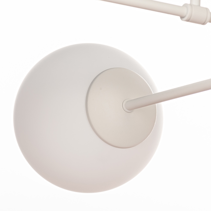 Přisazený lustr MOON 4xE27/15W/230V krémová