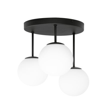 Přisazený lustr MOONLIGHT 3xE27/15W/230V černá