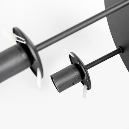 Přisazený lustr MOONLIGHT 3xE27/15W/230V černá