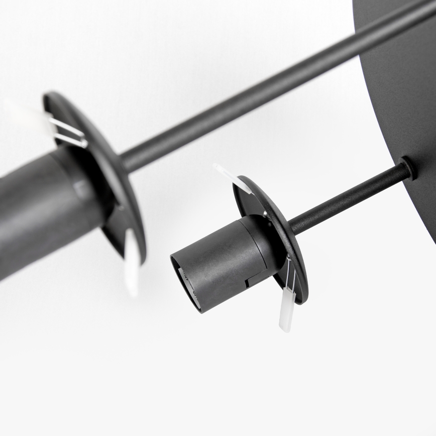 Přisazený lustr MOONLIGHT 3xE27/15W/230V černá