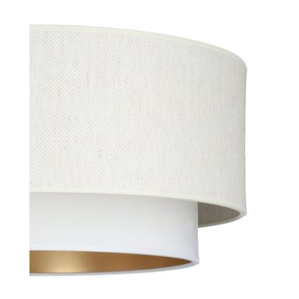 Přisazený lustr NATIA 1xE27/60W/230V pr. 45 cm bílá
