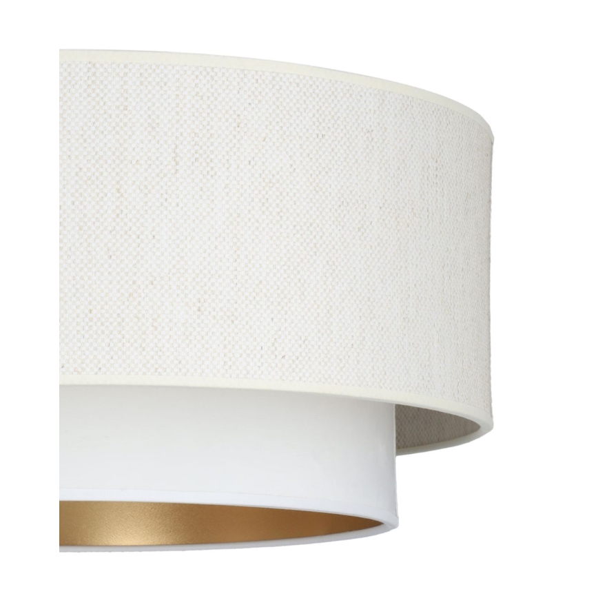 Přisazený lustr NATIA 1xE27/60W/230V pr. 45 cm bílá