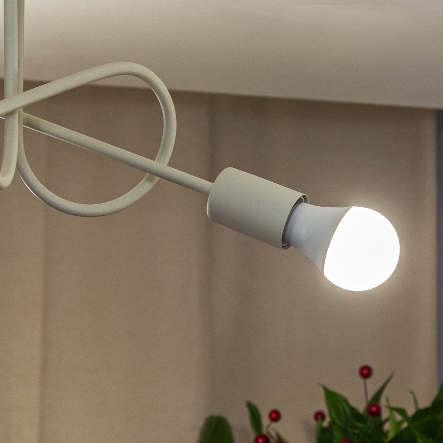 Přisazený lustr OXFORD 3xE27/15W/230V krémová