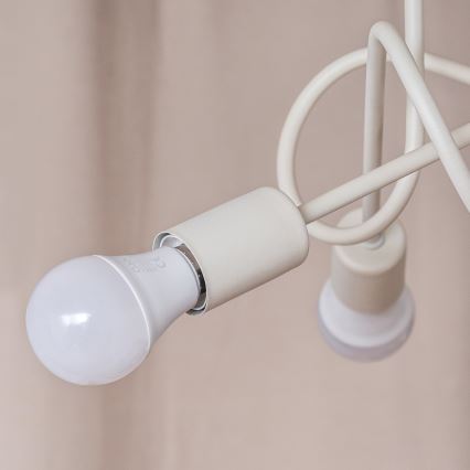 Přisazený lustr OXFORD 3xE27/15W/230V krémová