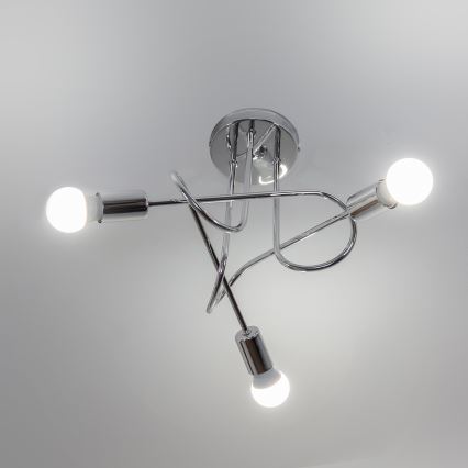 Přisazený lustr OXFORD 3xE27/15W/230V lesklý chrom