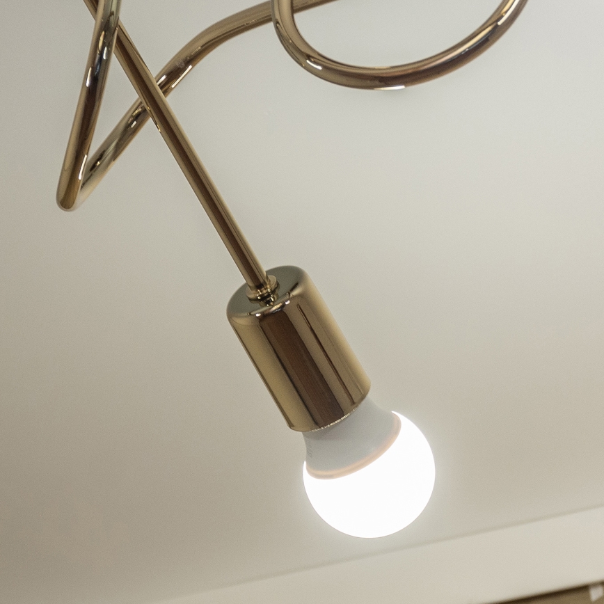 Přisazený lustr OXFORD 3xE27/15W/230V zlatá