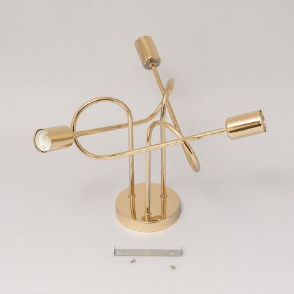 Přisazený lustr OXFORD 3xE27/15W/230V zlatá