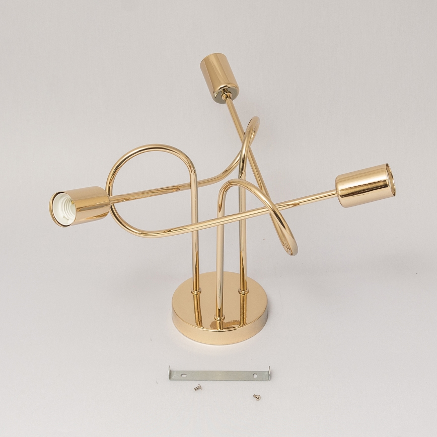 Přisazený lustr OXFORD 3xE27/15W/230V zlatá