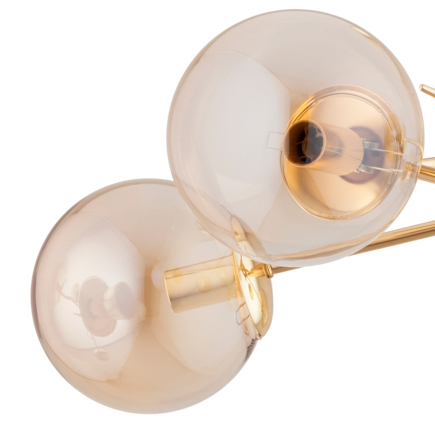 Přisazený lustr PRIMERY 5xE14/10W/230V zlatá