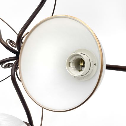 Přisazený lustr RETRO 5xE27/60W/230V bronz patina