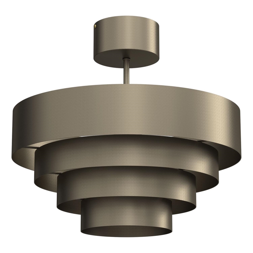 Přisazený lustr RINGS 1xE27/15W/230V mosaz