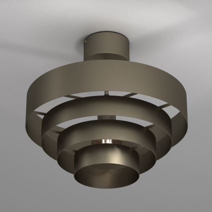 Přisazený lustr RINGS 1xE27/15W/230V mosaz