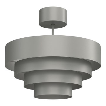 Přisazený lustr RINGS 1xE27/15W/230V šedá